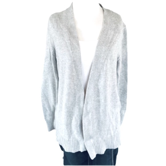 Gap cardigan sweater, gray knit, size small 100% cotton - Picture 1 of 9